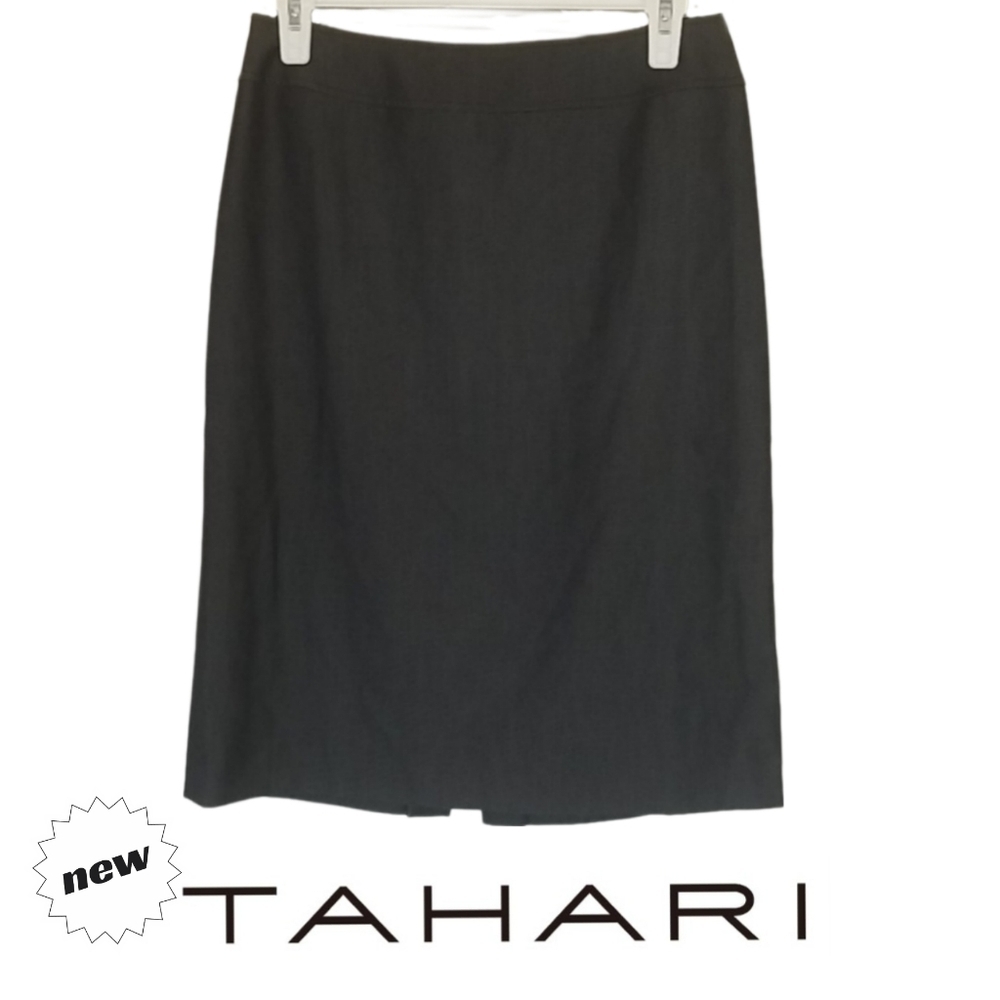 NWT Tahari Denim Pencil Dress Skirt -Size 4 - Picture 5 of 5
